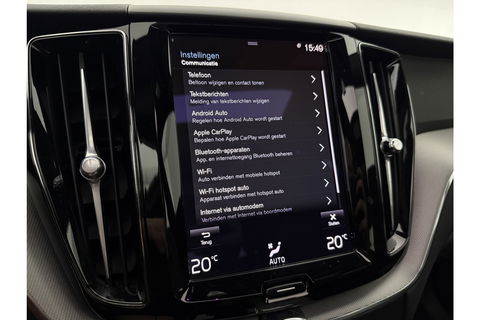 Volvo XC60 2.0 T6 Recharge 340PK Plug-in Hybrid AWD R-design Pano LED H/K Virtual Carlpay Camera Memory Clima Cruise Navi PDC 21''LMV