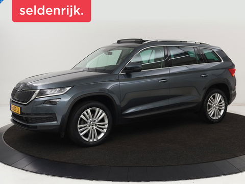 Škoda Kodiaq 1.5 TSI Business Edition | Panoramadak | Stoelverwarming | Adaptive cruise | Trekhaak | Virtual Cockpit | Canton Sound | Keyless | Camera | Navigatie | Carplay | 19'' lichtmetalen velgen