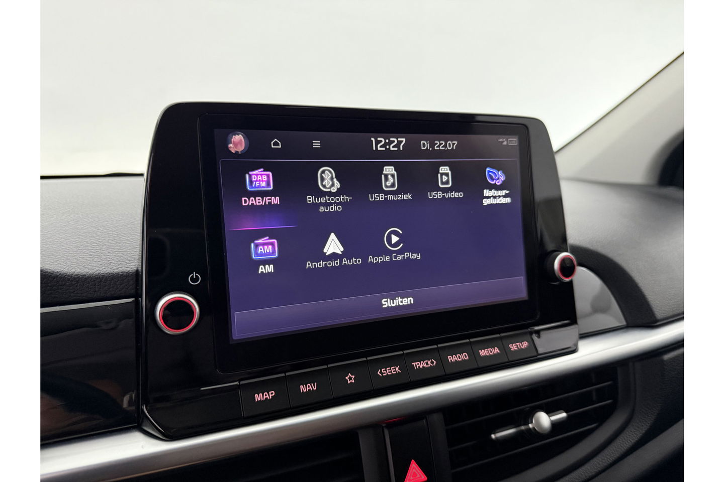 Kia Picanto 1.0 DPi GT-Line Clima Camera Carplay Cruise LED Navi PDC Leder 15"LMV