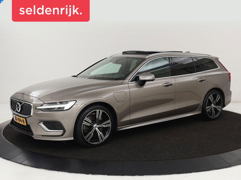 Volvo V60 2.0 T8 Twin Engine AWD Inscription | Panoramadak | Stoelventilatie | Leder | Massage | Adaptive cruise | Carplay | Harman/Kardon | Navigatie | Full LED | Stuurverwarming