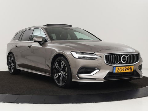 Volvo V60 2.0 T8 Twin Engine AWD Inscription | Panoramadak | Stoelventilatie | Leder | Massage | Adaptive cruise | Carplay | Harman/Kardon | Navigatie | Full LED | Stuurverwarming