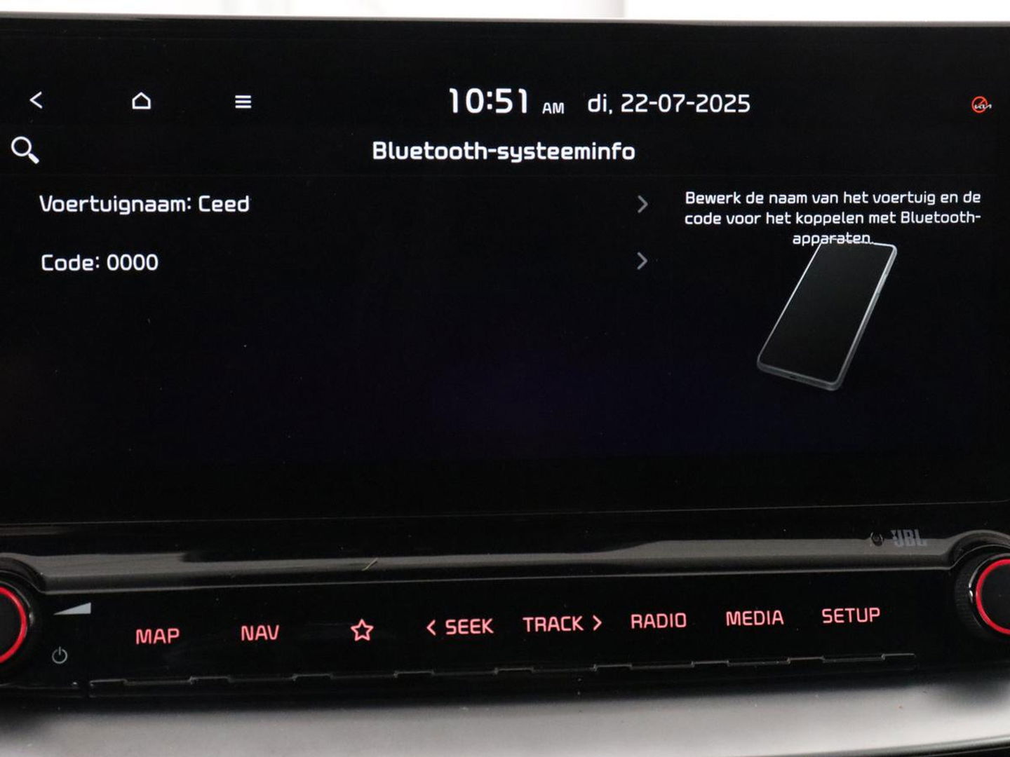 Kia Ceed 1.5 T-GDi GT-Line | Leder/Alcantara | Stoel & stuurverwarming | JBL Sound | Adaptive cruise | Camera | Carplay | Keyless | Navigatie | Full LED