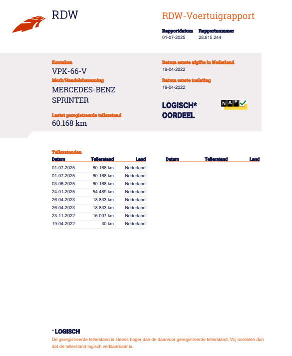Mercedes-Benz Sprinter 315 1.9 CDI L4H3 RWD AUTOMAAT / AIRCO / CRUISE CONTROLE / TREKHAAK / NAVI