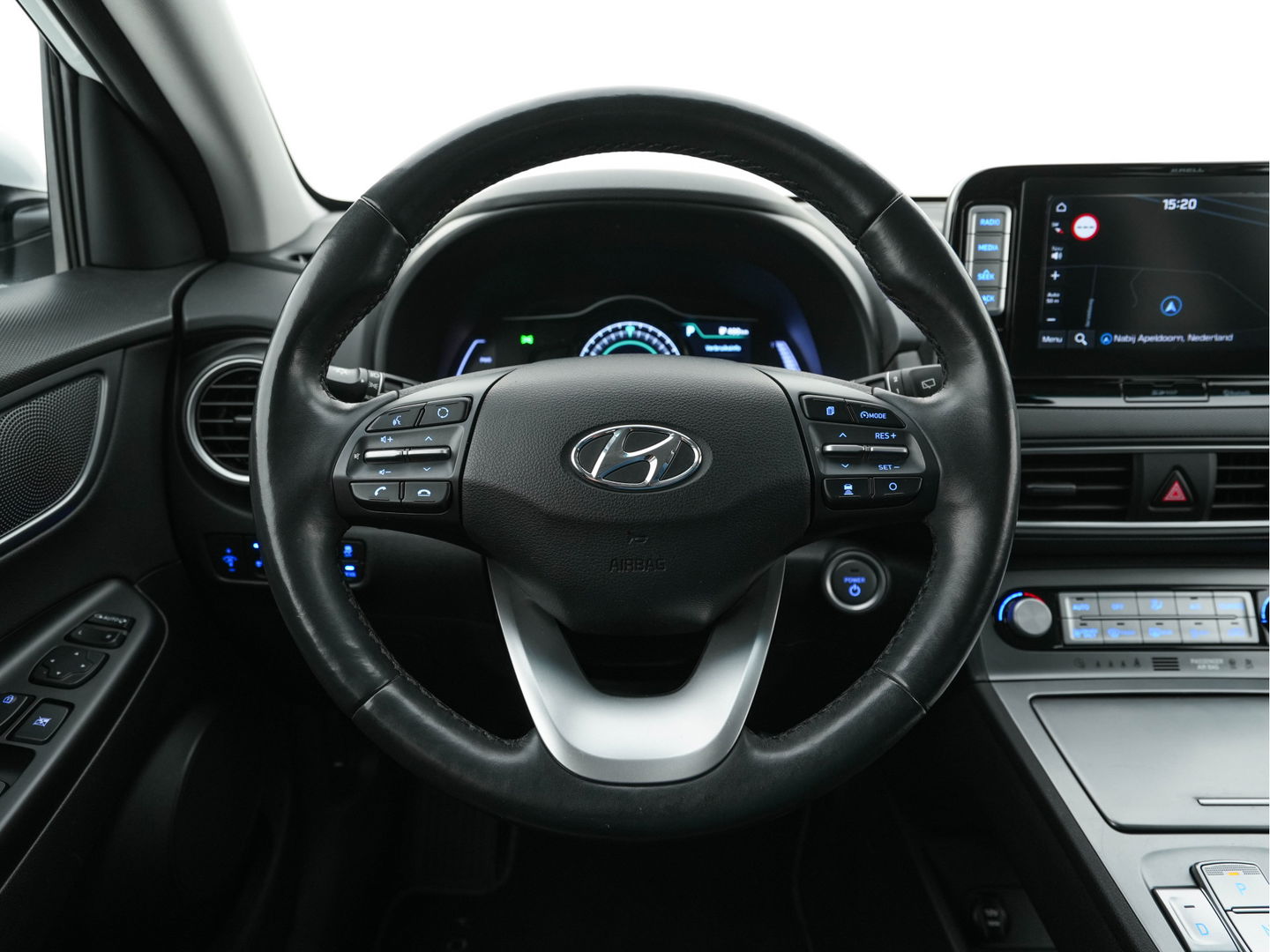 Hyundai KONA EV Premium 64 kWh (INCL-BTW) *FULL-LEATHER | HEAD-UP | FULL-LED | NAVI-FULLMAP | DAB | ADAPTIVE-CRUISE | KRELL-AUDIO | KEYLESS | CAMERA | BLIND-SPOT | LANE-ASSIST | DIGI-COCKPIT | COMFORT-SEATS | 17''ALU*