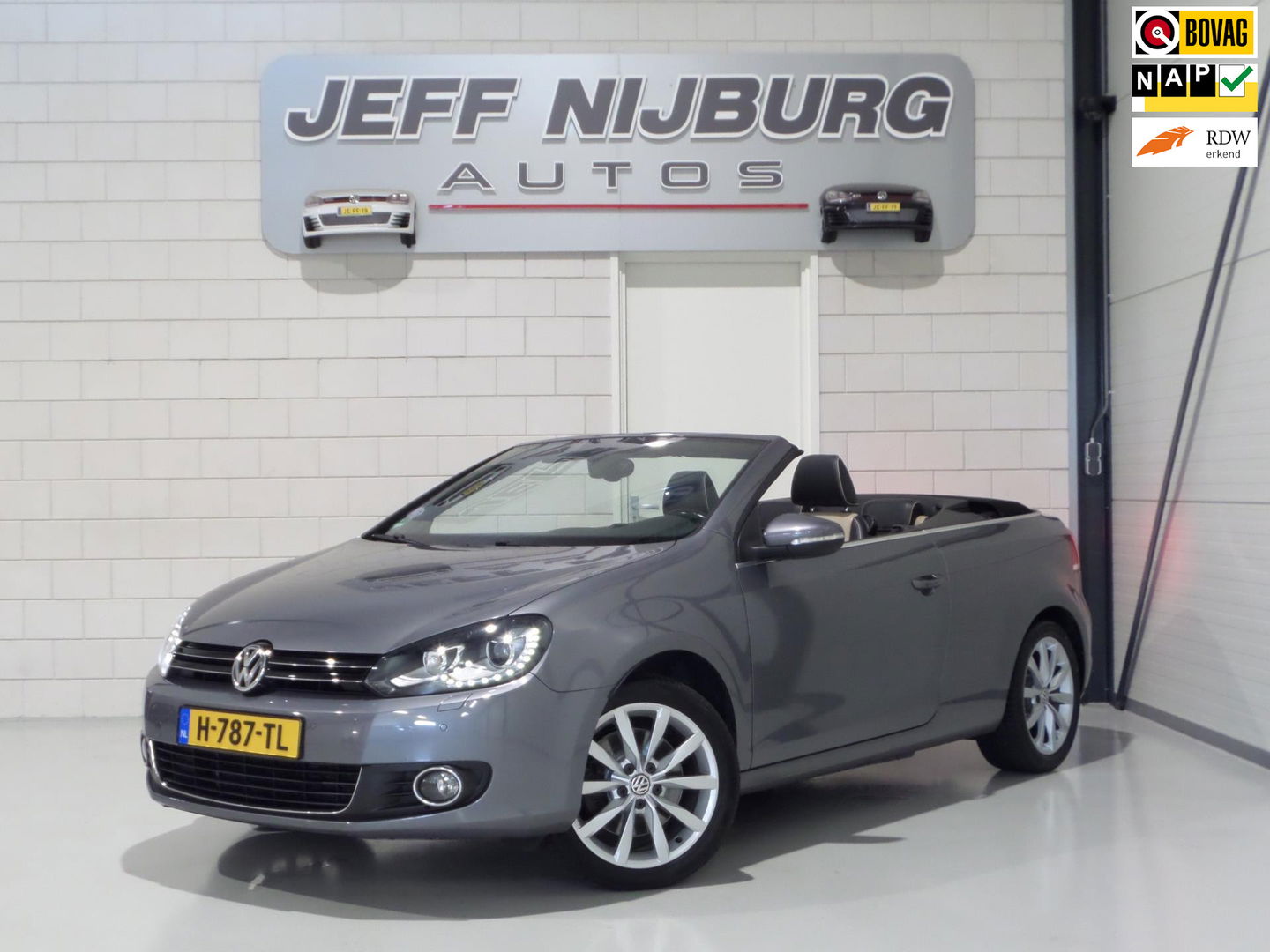 Volkswagen GOLF Cabriolet 1.4 TSI DSG Highline "Automaat" Xenon-LED Apple-Carplay Leer Stoelverwarming Camera Trekhaak DAB+