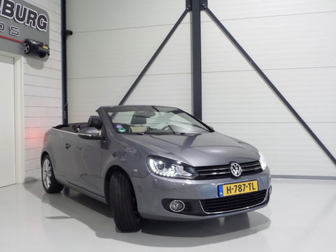 Volkswagen GOLF Cabriolet 1.4 TSI DSG Highline "Automaat" Xenon-LED Apple-Carplay Leer Stoelverwarming Camera Trekhaak DAB+