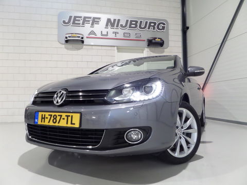 Volkswagen GOLF Cabriolet 1.4 TSI DSG Highline "Automaat" Xenon-LED Apple-Carplay Leer Stoelverwarming Camera Trekhaak DAB+