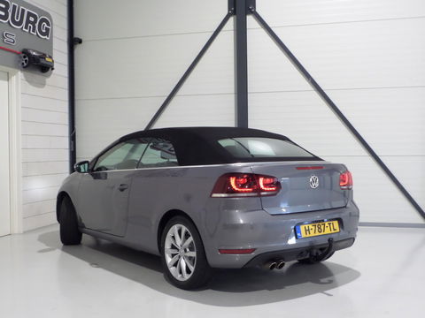 Volkswagen GOLF Cabriolet 1.4 TSI DSG Highline "Automaat" Xenon-LED Apple-Carplay Leer Stoelverwarming Camera Trekhaak DAB+