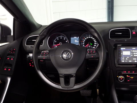 Volkswagen GOLF Cabriolet 1.4 TSI DSG Highline "Automaat" Xenon-LED Apple-Carplay Leer Stoelverwarming Camera Trekhaak DAB+