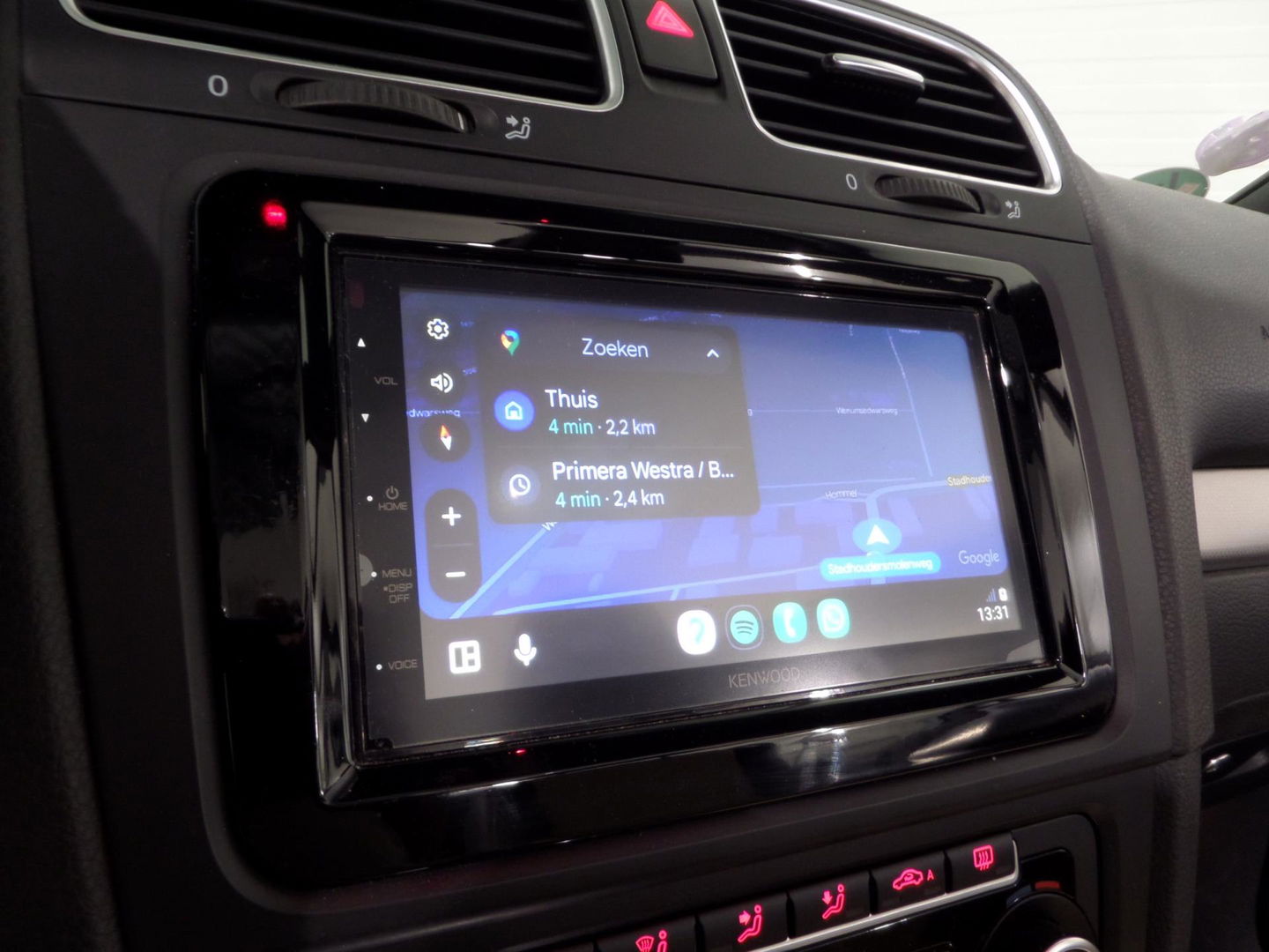 Volkswagen GOLF Cabriolet 1.4 TSI DSG Highline "Automaat" Xenon-LED Apple-Carplay Leer Stoelverwarming Camera Trekhaak DAB+