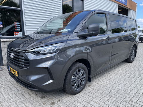 Ford Transit Custom 320 2.0 TDCI 136pk L2H1 Trend DC 6 persoons / NIEUW / BPM vrij! / rijklaar € 39.950 ex btw / lease vanaf € 715 / airco / cruise / camera / metallic lak / led koplampen / euro 6