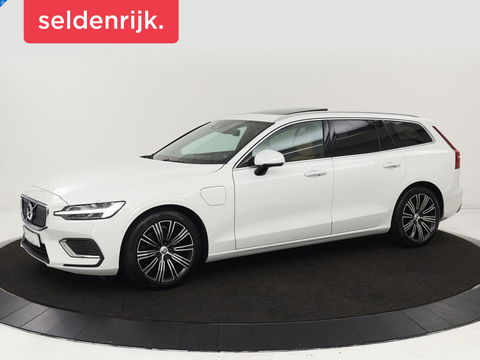 Volvo V60 2.0 T8 Recharge AWD Inscription | Panoramadak | Head-Up | Leder | Harman/Kardon | Trekhaak | Stoelverwarming | 360 Camera | Adaptive cruise | Carplay | Navigatie