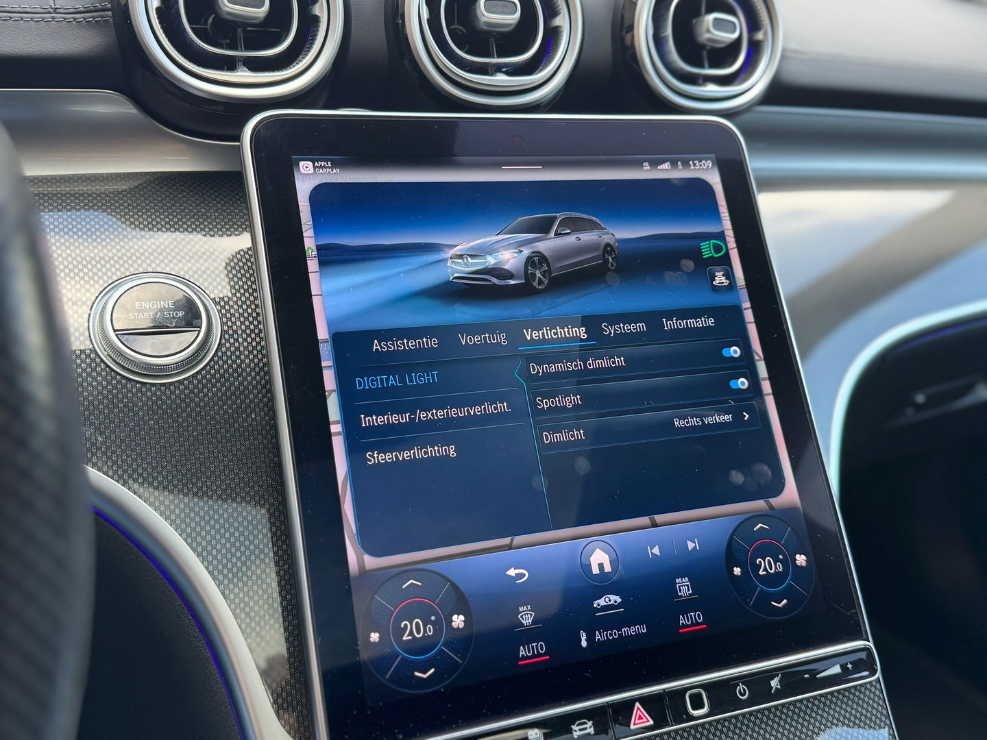 Mercedes-Benz C-Klasse Estate 300 e AMG Pano|313PK|Memory|NL-Auto|Camera|HUD|ACC|Carplay