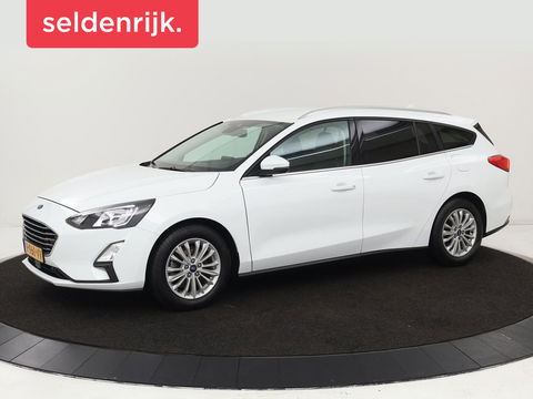 Ford Focus 1.0 EcoBoost Titanium | Adaptive cruise | Carplay | Navigatie | Keyless | Full LED | Climate control | Getint glas | Parkeerhulp