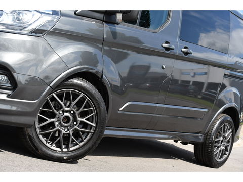 Ford Transit Custom 2.0 TDCI L1H1 Sport DC Camera, Cruise, Carplay, 170PK, Automaat, LED, 2 x Schuifdeur, Trekhaak, Leder, Uniek!