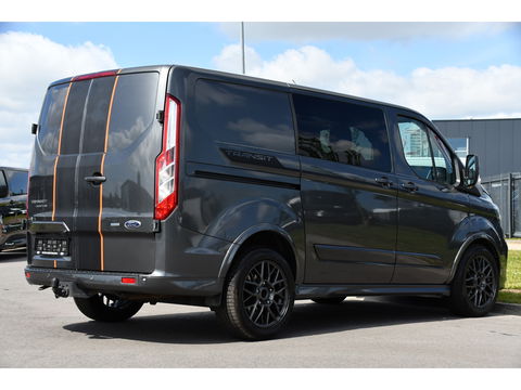 Ford Transit Custom 2.0 TDCI L1H1 Sport DC Camera, Cruise, Carplay, 170PK, Automaat, LED, 2 x Schuifdeur, Trekhaak, Leder, Uniek!