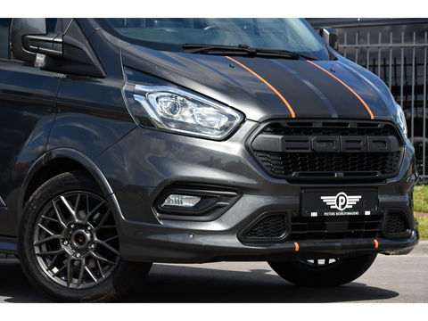 Ford Transit Custom 2.0 TDCI L1H1 Sport DC Camera, Cruise, Carplay, 170PK, Automaat, LED, 2 x Schuifdeur, Trekhaak, Leder, Uniek!