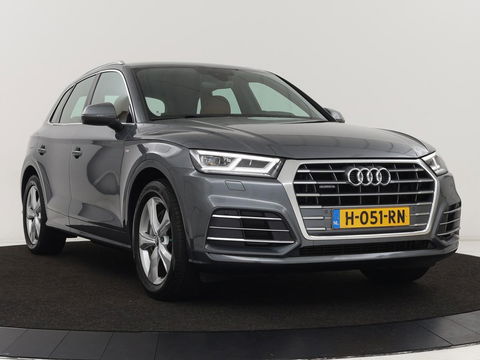 Audi Q5 50 TFSIe quattro S edition | Leder | Luchtvering | Stoelverwarming | Trekhaak | Full LED | Keyless | Navigatie | Sportstoelen