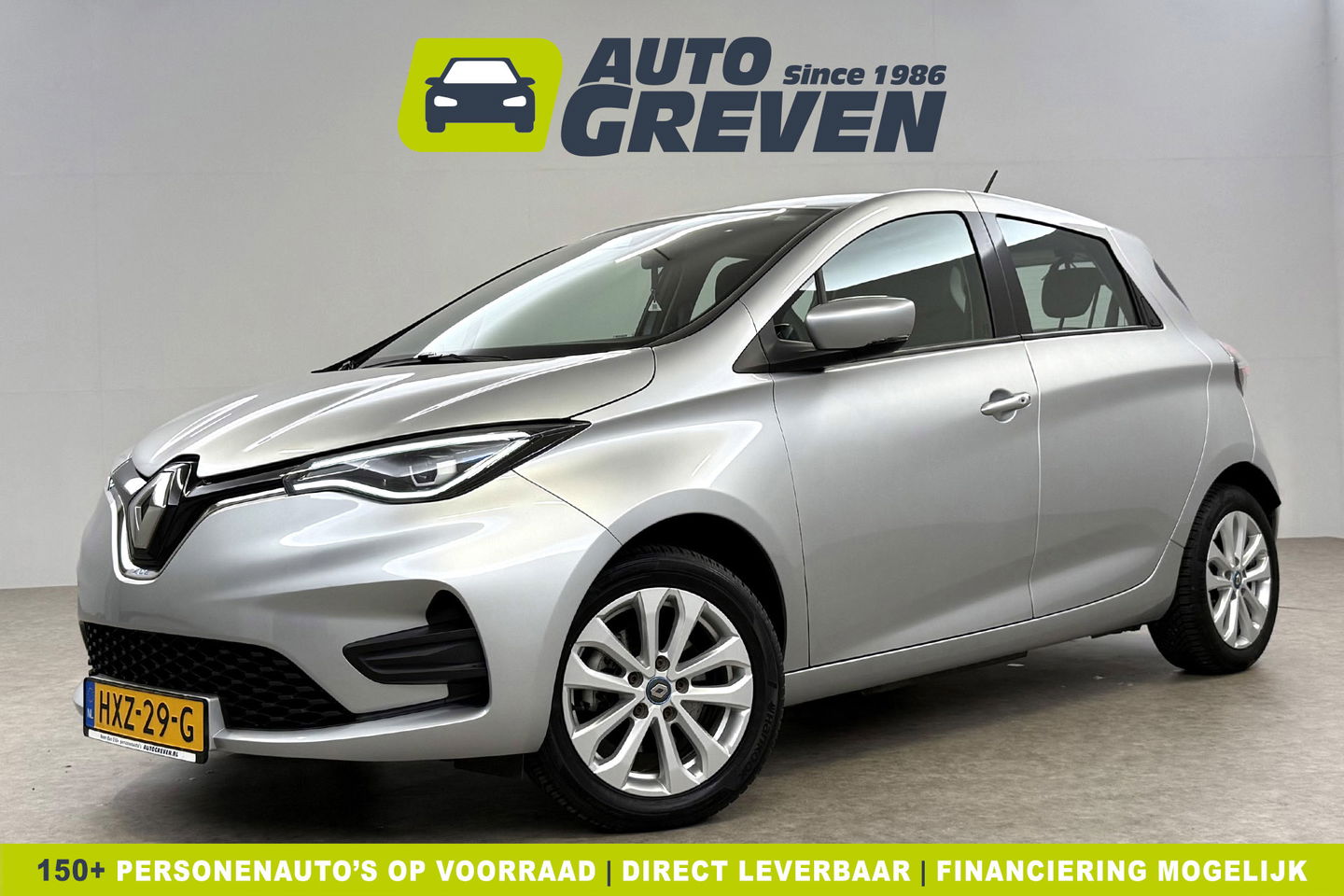 Renault ZOE R110 Life 52 kWh Huur Accu Airco Cruise Virtual Navi LED 16"LMV