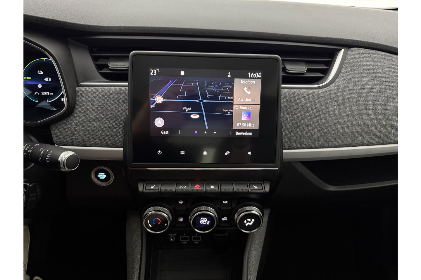 Renault ZOE R110 Life 52 kWh Huur Accu Airco Cruise Virtual Navi LED 16"LMV