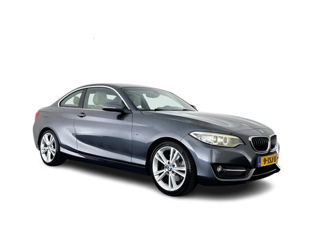 BMW 2 Serie Coupé 220d High Executive *FULL-LEATHER | XENON | NAVI-FULLMAP | SPORT\HEATED-SEATS | KEYLESS | ECC | PDC | CRUISE | 18''ALU |  TOWBAR*