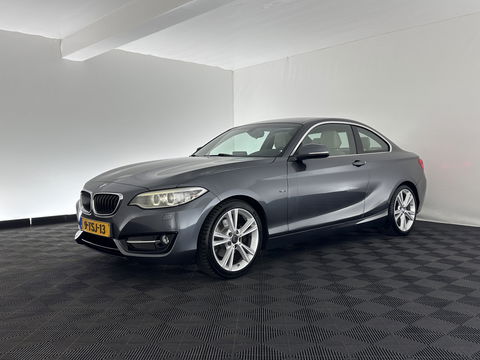BMW 2 Serie Coupé 220d High Executive *FULL-LEATHER | XENON | NAVI-FULLMAP | SPORT\HEATED-SEATS | KEYLESS | ECC | PDC | CRUISE | 18''ALU |  TOWBAR*
