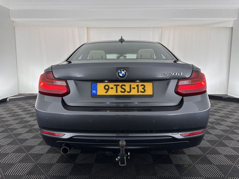 BMW 2 Serie Coupé 220d High Executive *FULL-LEATHER | XENON | NAVI-FULLMAP | SPORT\HEATED-SEATS | KEYLESS | ECC | PDC | CRUISE | 18''ALU |  TOWBAR*