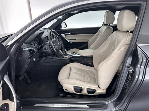 BMW 2 Serie Coupé 220d High Executive *FULL-LEATHER | XENON | NAVI-FULLMAP | SPORT\HEATED-SEATS | KEYLESS | ECC | PDC | CRUISE | 18''ALU |  TOWBAR*
