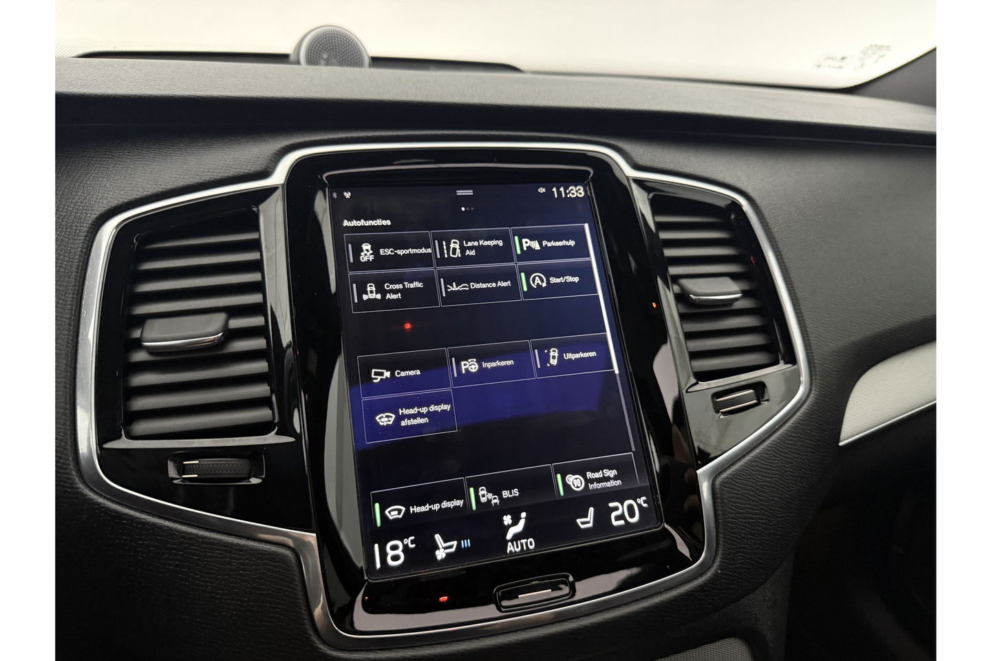 Volkswagen XC90 D5 Inscription | Grijs Kenteken | 236PK 360 Camera Pano LED Sfeer 2700KG Trekgew. Trekhaak b&w Memory Head up Virtual Carplay Cruise Clima Navi Leder PDC 20"LMV