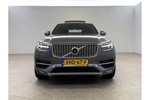 Volkswagen XC90 D5 Inscription | Grijs Kenteken | 236PK 360 Camera Pano LED Sfeer 2700KG Trekgew. Trekhaak b&w Memory Head up Virtual Carplay Cruise Clima Navi Leder PDC 20"LMV