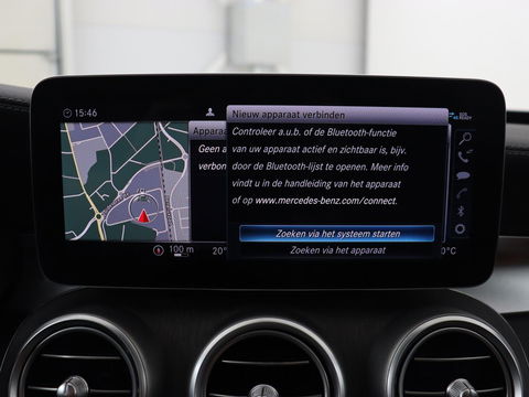 Mercedes-Benz C-Klasse 300e AMG | Stoelventilatie | Panoramadak | Leder | Burmester | Memory | Luchtvering | Carplay | Stoelverwarming | Navigatie | Full LED