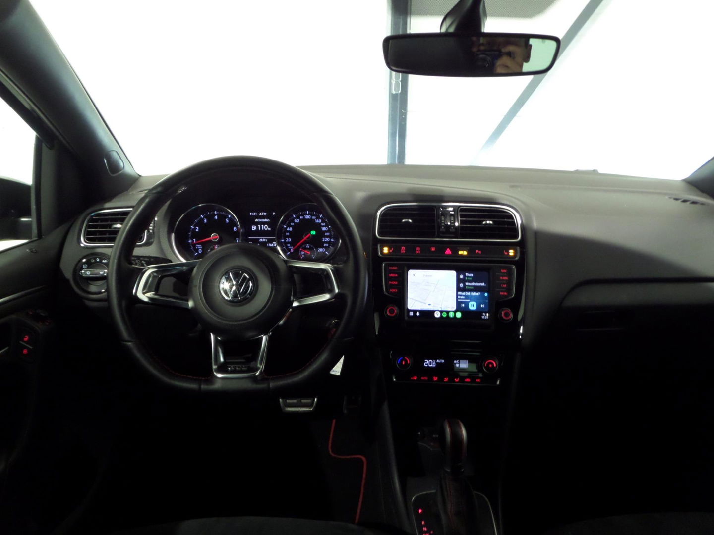 Volkswagen Polo 1.8 TSI GTI DSG "Origineel NL!" Automaat! Full-LED Apple-Carplay Leer/Alcantara Stoelverwarming, in nieuwstaat !