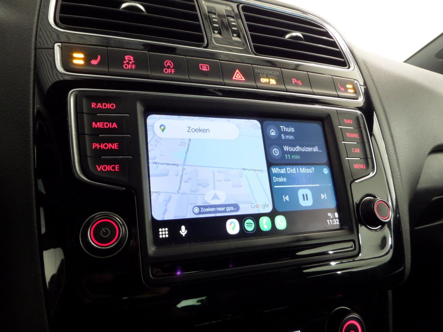 Volkswagen Polo 1.8 TSI GTI DSG "Origineel NL!" Automaat! Full-LED Apple-Carplay Leer/Alcantara Stoelverwarming, in nieuwstaat !