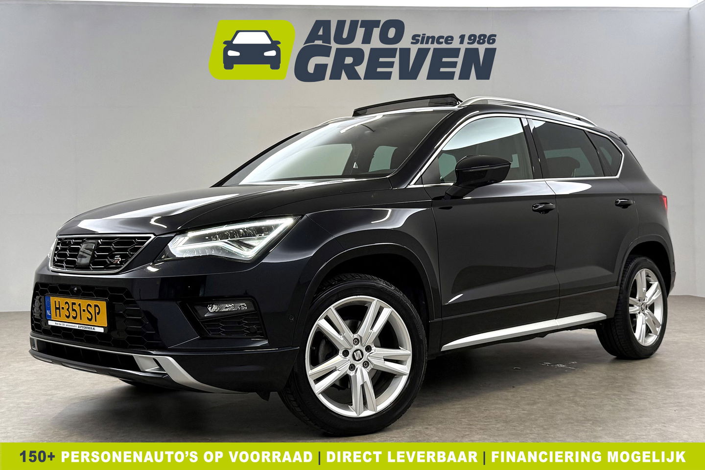 SEAT Ateca 1.5 TSI FR 150PK 360 Camera Pano LED Virtual Trekhaak Sfeer Navi Clima Cruise Carplay 18"LMV