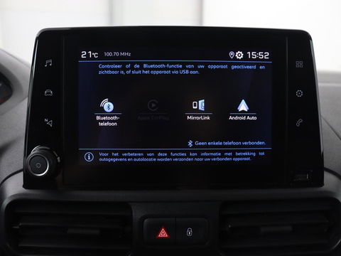Peugeot Partner 1.5 BlueHDI Asphalt | 1e eigenaar | Carplay | Camera | Climate control | Cruise control | Parkeerhulp | Tussenschot