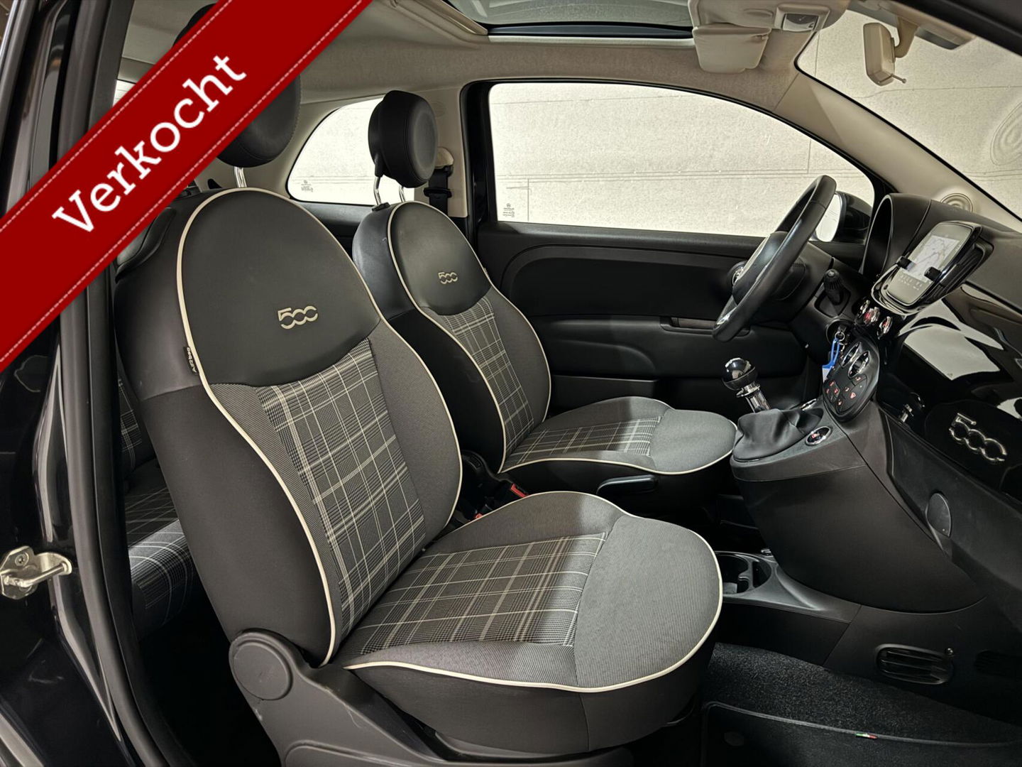 Fiat 500 0.9 TwinAir Turbo Lounge Pano Carplay Cruise NAP