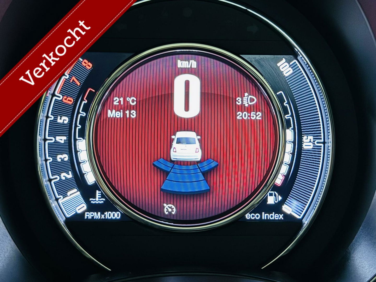 Fiat 500 0.9 TwinAir Turbo Lounge Pano Carplay Cruise NAP