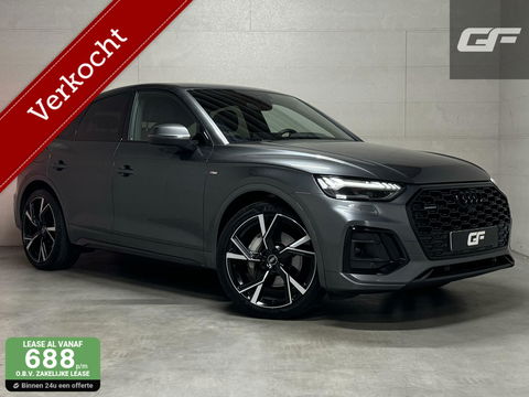 Audi Q5 Sportback 55 TFSI e BlackEdition S-Line Luchtvering Sfeer. Carplay