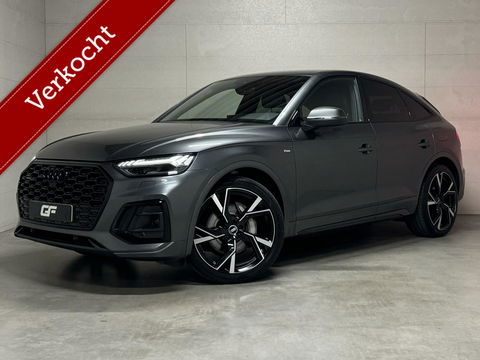 Audi Q5 Sportback 55 TFSI e BlackEdition S-Line Luchtvering Sfeer. Carplay
