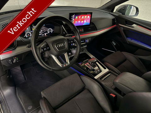 Audi Q5 Sportback 55 TFSI e BlackEdition S-Line Luchtvering Sfeer. Carplay