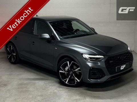 Audi Q5 Sportback 55 TFSI e BlackEdition S-Line Luchtvering Sfeer. Carplay