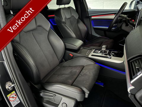 Audi Q5 Sportback 55 TFSI e BlackEdition S-Line Luchtvering Sfeer. Carplay