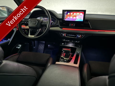 Audi Q5 Sportback 55 TFSI e BlackEdition S-Line Luchtvering Sfeer. Carplay