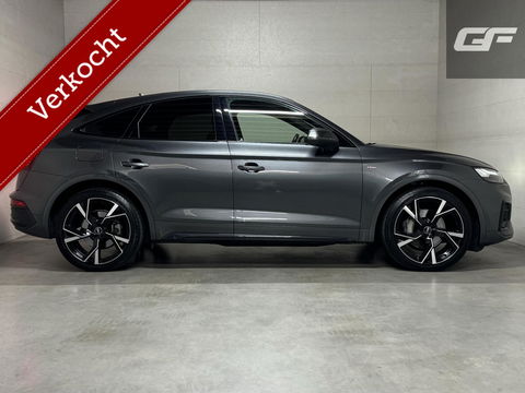 Audi Q5 Sportback 55 TFSI e BlackEdition S-Line Luchtvering Sfeer. Carplay
