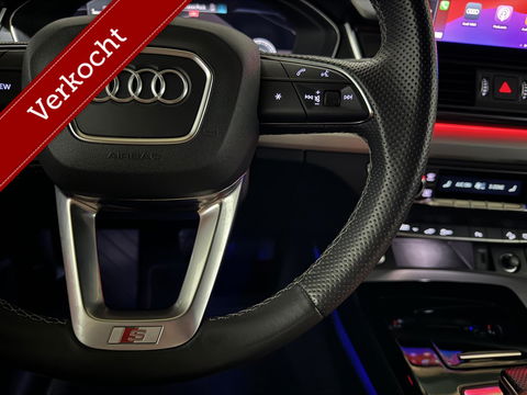 Audi Q5 Sportback 55 TFSI e BlackEdition S-Line Luchtvering Sfeer. Carplay