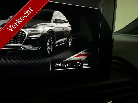 Audi Q5 Sportback 55 TFSI e BlackEdition S-Line Luchtvering Sfeer. Carplay