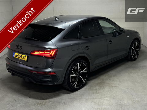 Audi Q5 Sportback 55 TFSI e BlackEdition S-Line Luchtvering Sfeer. Carplay