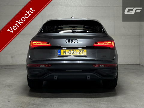Audi Q5 Sportback 55 TFSI e BlackEdition S-Line Luchtvering Sfeer. Carplay