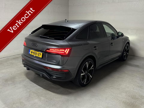 Audi Q5 Sportback 55 TFSI e BlackEdition S-Line Luchtvering Sfeer. Carplay