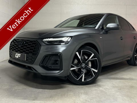 Audi Q5 Sportback 55 TFSI e BlackEdition S-Line Luchtvering Sfeer. Carplay